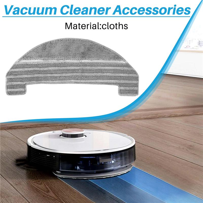 LITE-3Pcs Mop Cloth For Proscenic M8 PRO/ Ultenic T10 Robot Vacuum Cleaner Household Cleaning Tools Accessories Replacement