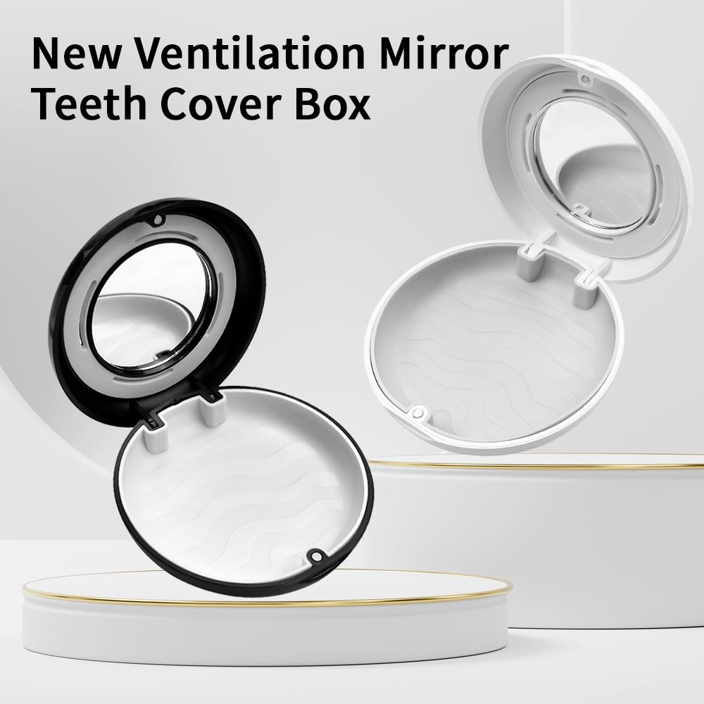New Retainer Box Denture Storage Case Orthodontic Fake Teeth Mouth Guard Container Plastic Box Oral Hygiene Supplies Organizer