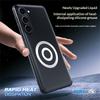 For Samsung Galaxy S23 Case Graphene + Brass Heat Dissipation Silicone PC Phone Cover Support Magnetic Car Mount