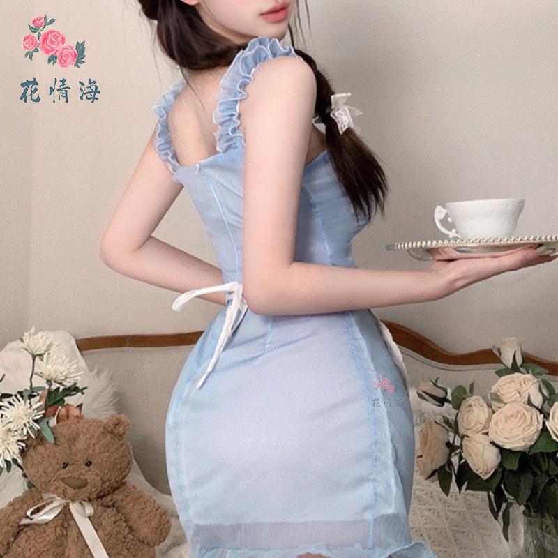 Sex lingerie sexy sweet pure pure pure cute maid cosplay little maid