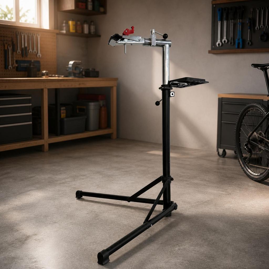Bike Repair Holderwith Tool Tray Sturdy for Home Mechanics