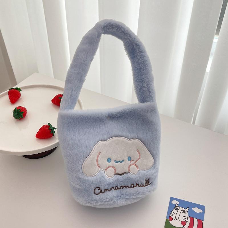 New Grab Machine Doll Toy Bag Cute Handbag Cartoon Bucket Bag Sweet Girl Plush Bag