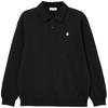 Jack & Jones Men's Textured Jacquard Knit Polo Sweatshirt