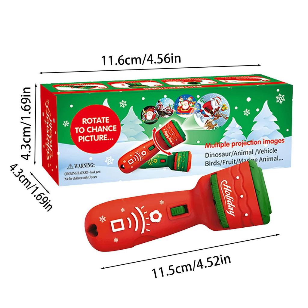 Flashlight Projector Lifelike 24 Kinds Of Design Education  Christmas Tree Christmas Toys Gifts