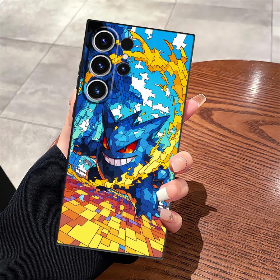 Funda Linda de Pikachu Pokemon para Teléfono para Samsung Galaxy S26 S25 Ultra S20 Note 20 Ultra 8 9 10 S21 FE S10 S9 S23 S24 Plus