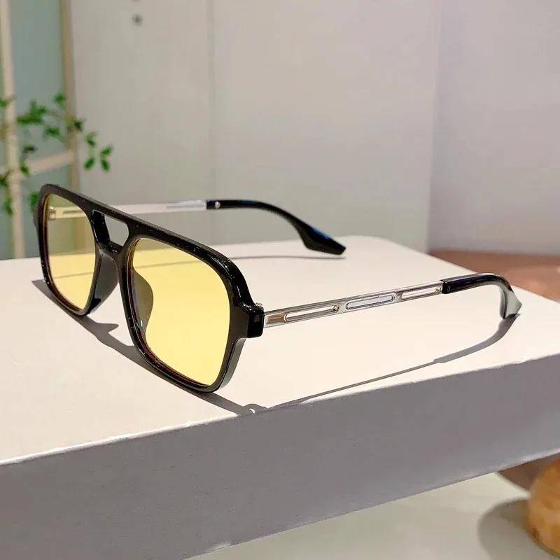 Vintage Square Sunglasses Women Brand Designer Rectangle Sun Glasses Female Fashion Retro Leopard Uv400 Blue