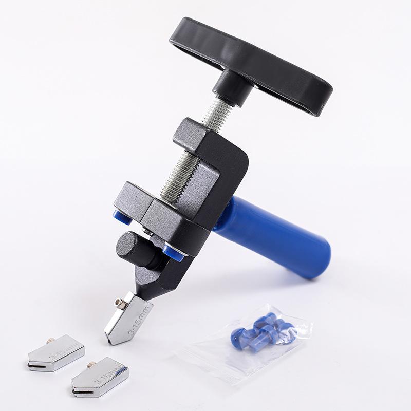2In1 Glass Ceramic Tile Cutter Easy Glide With Knife Wheel Diamond Roller Glass Cutter Cutting Machine Opener Breaker Tool Set