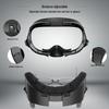 Retractable PU Leather Face Cover for MetaQuest3 - Comfortable Replacement VR Eye Mask