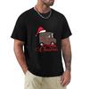 Merry Christmas Ups Driver Truck Mail Carrier Gift Santa Hat T-Shirt cute tops customs quick-drying graphic t shirts