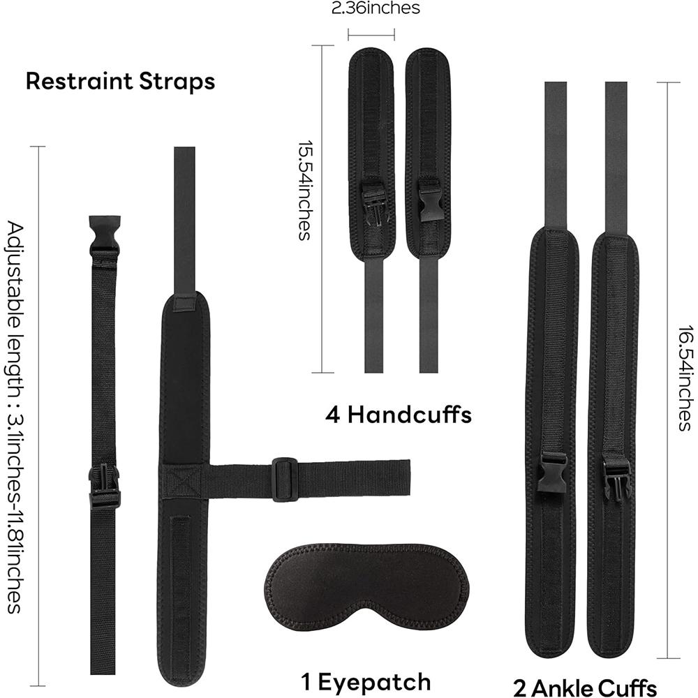 Bondage Strap Wrist Thigh Cuffs  Restraints Open Anal Sex Toys Women Obedience Slave Sex Blindfold Couples SM Games