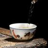 Dehua Ceramic Teacup Chicken Pot Cup Master Cup Tea Tasting Tea Set Personal Single Cup Gift Souvenir