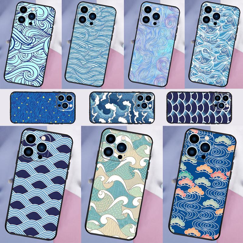 Japanese Style Floral Texture Case For Oppo A18 A98 A38 A58 A78 A60 A80 A40 A96 A76 A16 A94 A74 A54 A15 A17 A57 A77 A5 Pro