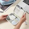Dust-proof EVA Leather Headphone Bag Shockproof Data Cable Organizer Bag  Digital Accessories