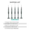 NASAN 5pcs High Hardness Screwdriver Kit Convex Cross Torx T2 Y0.6 Pentalobe Phillips For Phone Watch Tablet Repair Opening Tool