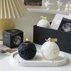 Moon Scented Candle DIY Creative Black Spherical Fragrance