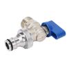 Angle Valve G1/2in Male Inlet G3/4in Male Outlet 1/4 Turn Brass Water Shut Off Valve