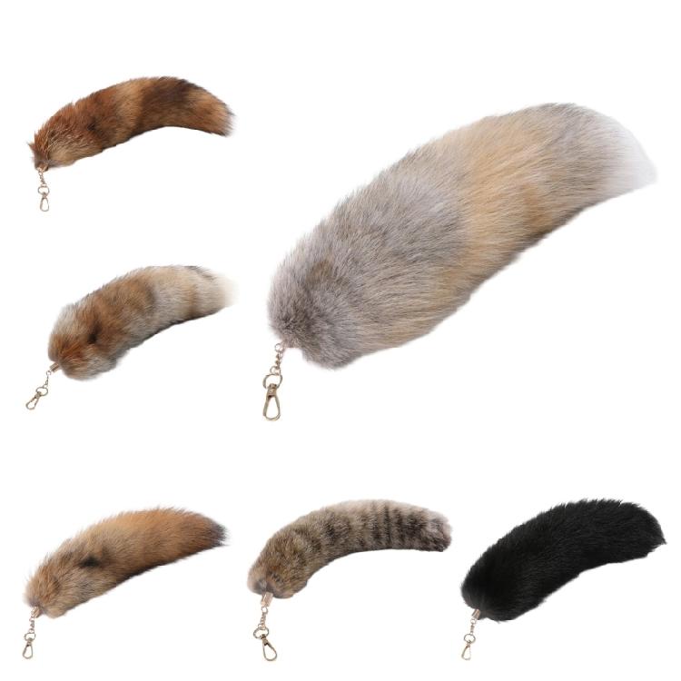 Tierischer Schwanz Schlüsselanhänger Geldbörse Tasche Anhänger Schlüsselanhänger Zubehör für Damen