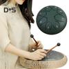 Steel Tongue Drum Rain Chime Hand Drums Sound Healing Instruments Chakra Tank Drum for Musical Education Meditation Yoga Zen