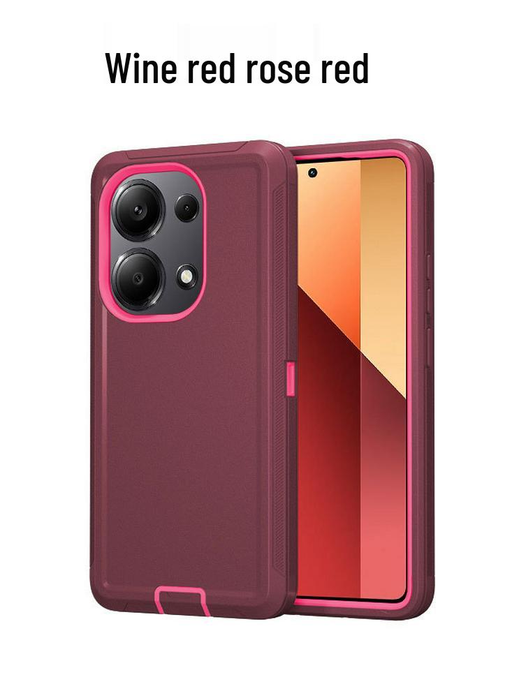 Redmi Note 13 Pro & POCO M6 Pro Anti-Drop Full-Coverage Protective Phone Case