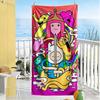 Digital Circus Beach Towel Super Soft & Absorbent Comfortable Lightweight Perfect for Traveling Yoga Camping and Swimming