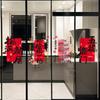 Wohlstand Fu Zeichen Fensteraufkleber - Einweihungsdekoration für Küche und Tür