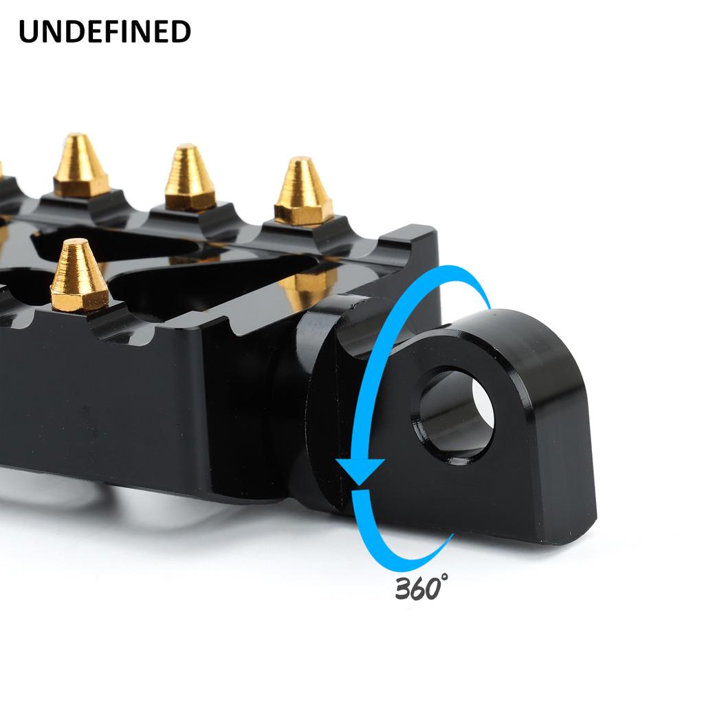 Golden MX Foot Pegs Footrest Gear Shift Brake Pedals Toe Shifter Pegs for Harley Dyna Fatboy Sportster 883 StreetBob FXDF Bobber