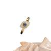 Demon Eye Rotating Blue Eye Adjustable Women's Anxiety Relief Ring