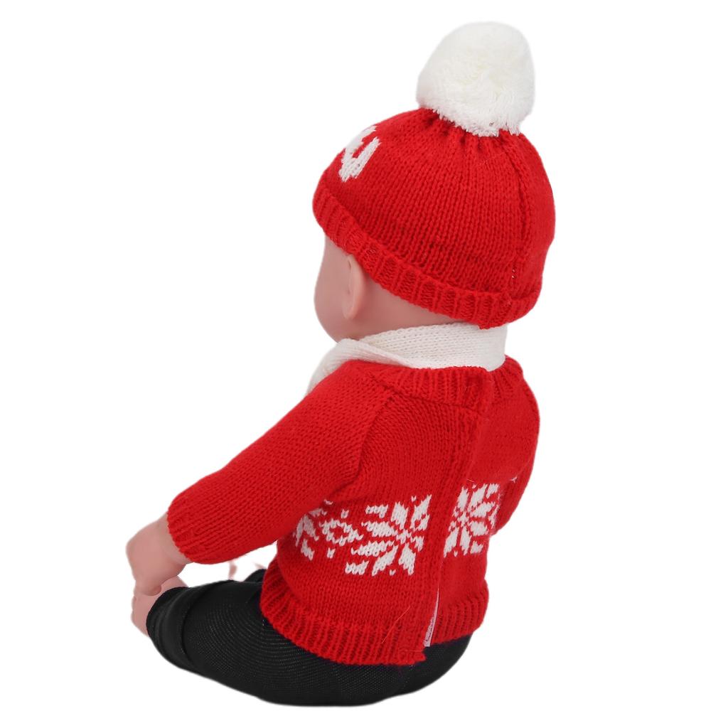 Baby Girl Doll Clothes Christmas Sweater Pants Hats Doll Accessories for 18inch DollQ18-782