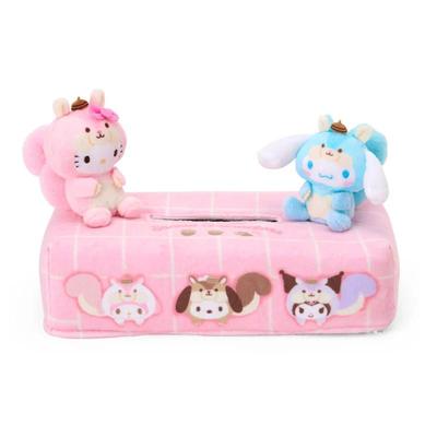 Sanrio Characters Tissue Box Case (Fluffy Squirrel) Japan NEW Sanrio Characters