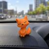 Cartoon Animal Ornament, Rabbit Fox Bear Shape Desk Ornament, Mini Size Desktop Decoration for Home Office