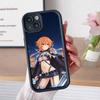 Date a Live Yamai Kaguya Thicken TPU Mobile Phone Case for iPhone 17 16 15 14 13 12 11 Air Pro Max Plus Colorful Cover