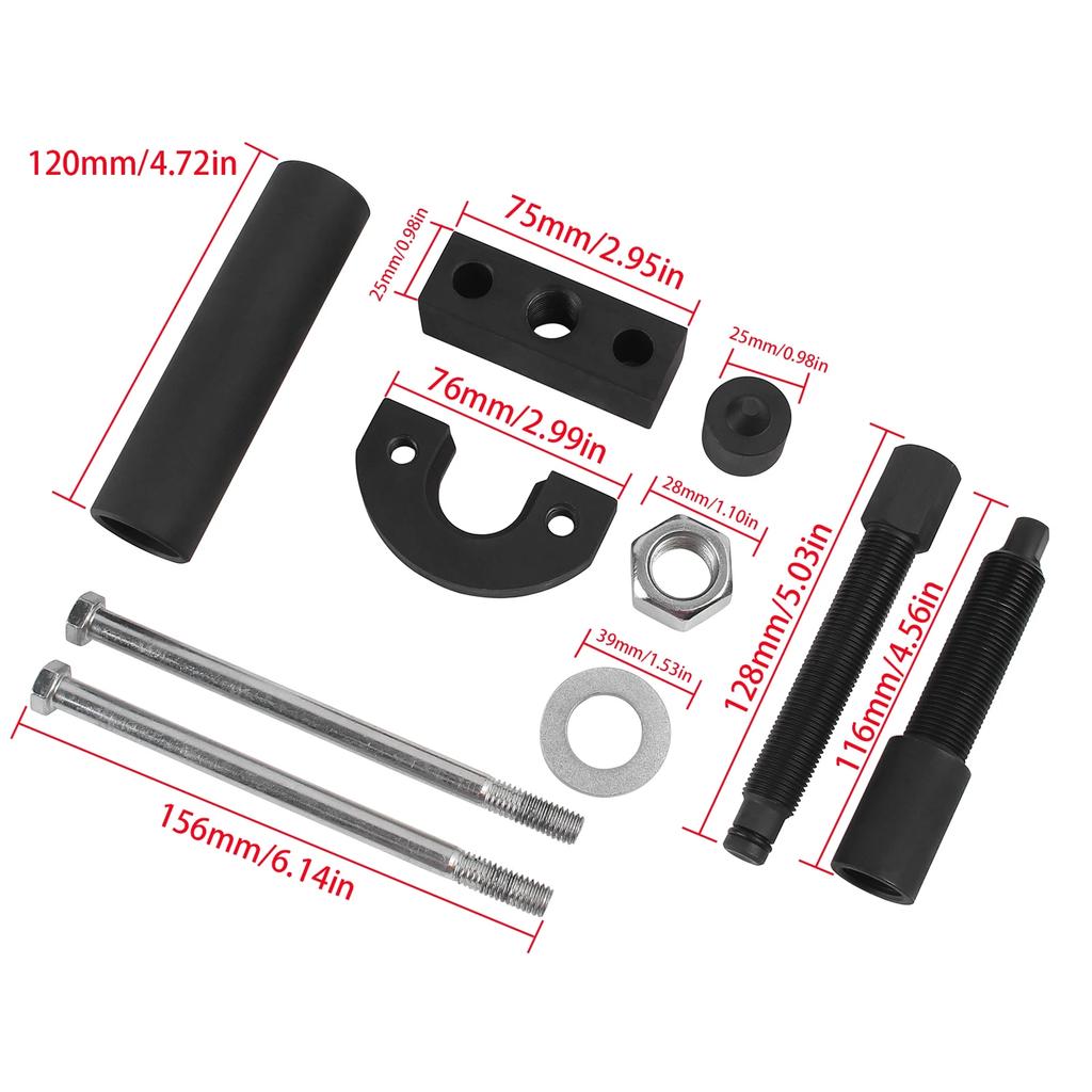 Motorcycle Black Mainshaft Bearing Inner Race Installer & Puller Tool 34902-84 For Harley Electra Street Glide Road King 1984-17