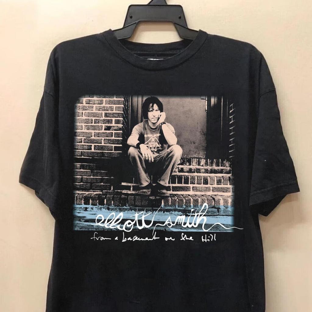 Elliott Smith From a Basement on the Hill Vintage TShirt, Elliott Smith Indie Rock Indie Folk 90s Tee, Elliott Smith Figure 8 EitherOr Shirt