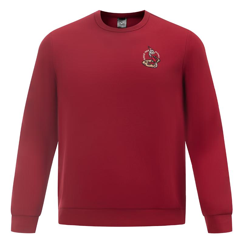 MIZUNO ESSENTIAL Series Unisex Knitted Pullover Sweatshirt