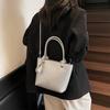 High Sense Fashion Versatile Hand Bag Women's Spring and Summer New Retro Shoulder Bag Niche Bucket Bag