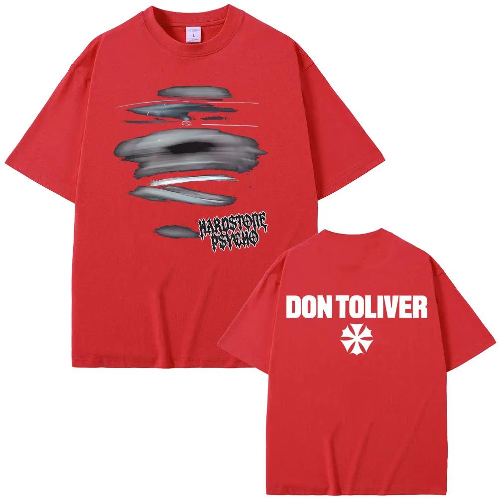 Best Famous Rapper Don Toliver Hardstone Psycho Album Vintage Graphic T Shirt Men Hip Hop  T-shirt Men's Fashion Tshirt
