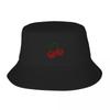Nowy Kapelusz Wiśniowy Bucket Hat Czapka z Daszkiem Ochrona Przeciw Słońcu Kapelusz Dżentelmena Anime Męski Luksusowy Damski