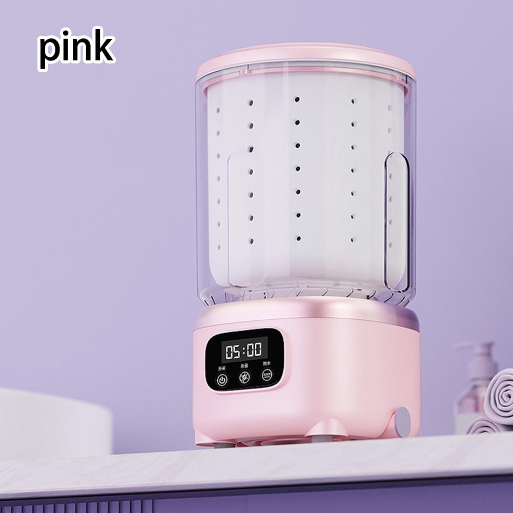 Portable Wireless Mini Washing Machine with 3000mAh Battery and Automatic Cleaning for Delicate and Baby Clothes