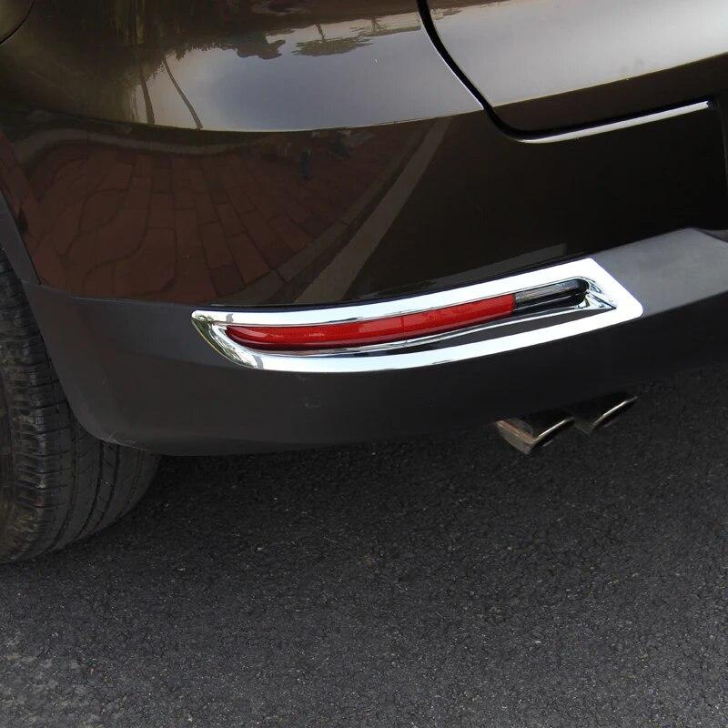 ABS Chrome pro Tiguan 2010 2011 2012 2013 2014 2015 Auto zadní mlhové stínidlo kryt krytu mlhového světla styling auto příslušenství 2ks