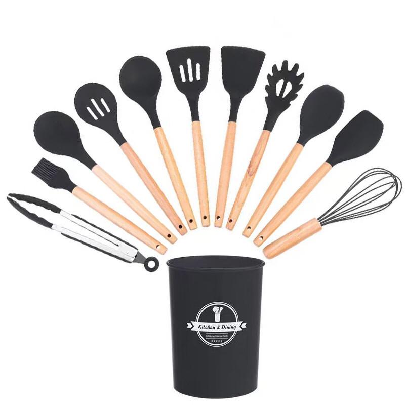 

Abay 12-Piece Silicone Kitchen Utensil Set