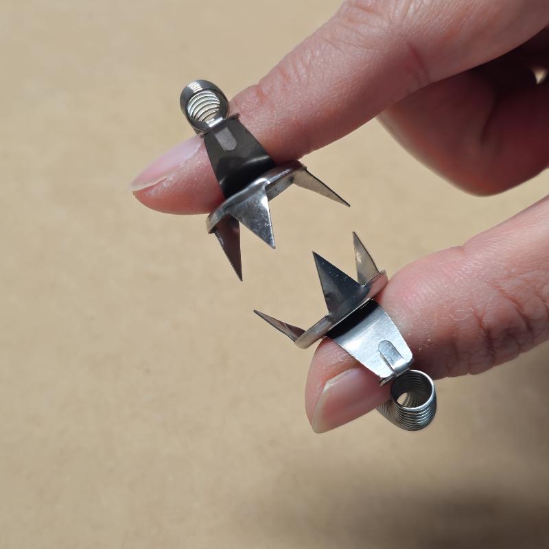 Edelstahl Töpferware Fingergriff Glasurapplikator Werkzeug Metall Keramik Tauchbeschichtung Zubehör Unaufgeladen Manuelle Bedienung