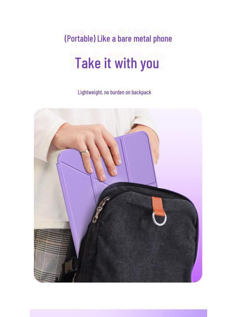 Průhledné ochranné pouzdro s otvorem pro pero pro Huawei Matepad 11.5S TGY - skládací design do tvaru Y