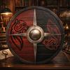 Handmade Viking Round Shield Norse Mythology Wall Decor Nordic Warrior Shield Gift
