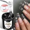 1pc 100g Transparent Soft Nail Tips Gel Polish For False Nails UV Glue Nail Extension Function Design Manicure Tools