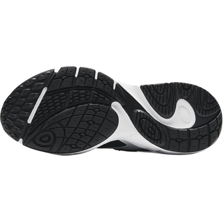 Anta Kids Mesh Fashion Comfortable Lightweight Shock Absorption Low Top Casual Shoes Kids Casual Shoes Black Silver White A12438801-2