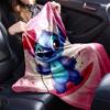 1pc Stitch Printing Blanket - Soft, All-Season Throw for Office Blanket, Personalized Gift with Adorable Cartoon Design