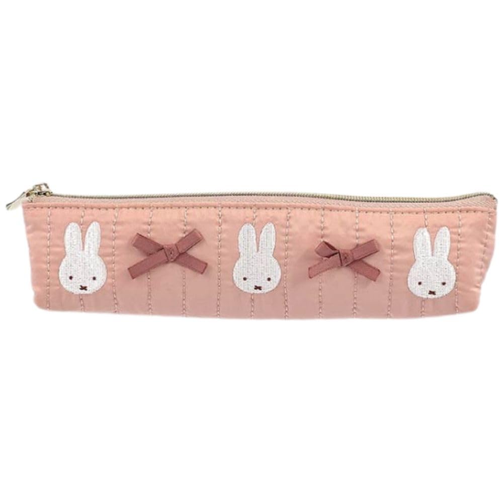 Marimo Craft Miffy My Favorite Ribbon Slim Pen W200 x H50 x D35mm Pouch, Pink, Approx. (DBM-2816)