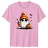 Cute Ghost Halloween Pumpkin Unisexs Unisexs Graphic Tee Spooky Unisex TShirt