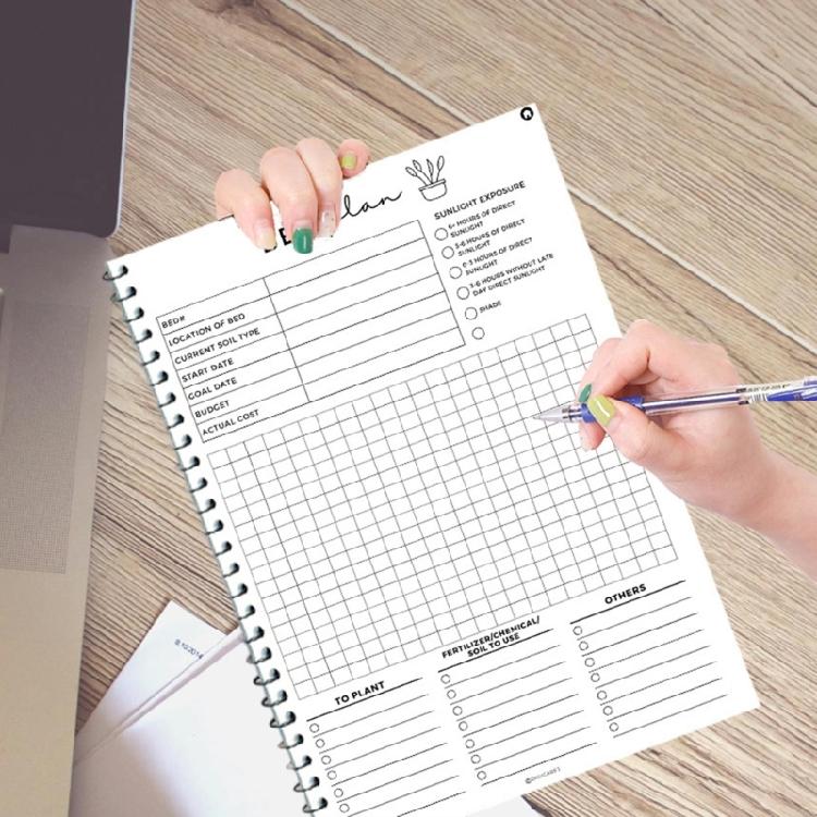 Gartenkalender Umfassende 12-Monats-Pflanzenpflege-Tracker Gartenplanung Notizbuch Gartenbauplanung Buch