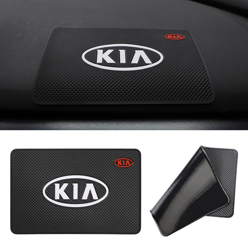 NCTV2 1Pcs PVC Car Dashboard Anti Slip Mat Silicone Pad For KIA Rio 4 Ev3 ev6 Niro Stonic Sportage GT-Line Ceed Picanto Forte Sorento